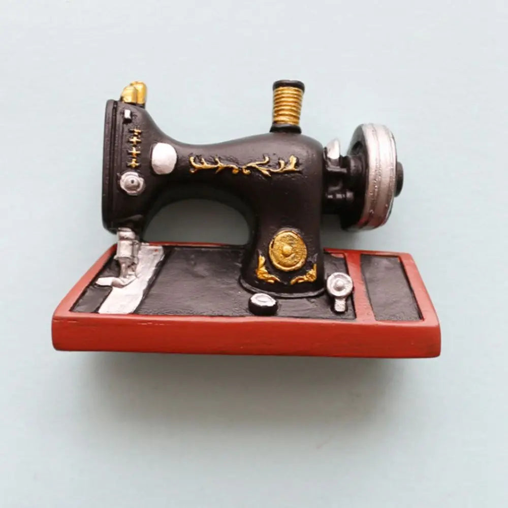 Sewing Machine Souvenir Household Message Post Refrigerator Magnetic Stickers Refrigerator Sticker Message Post Fridge Magnets