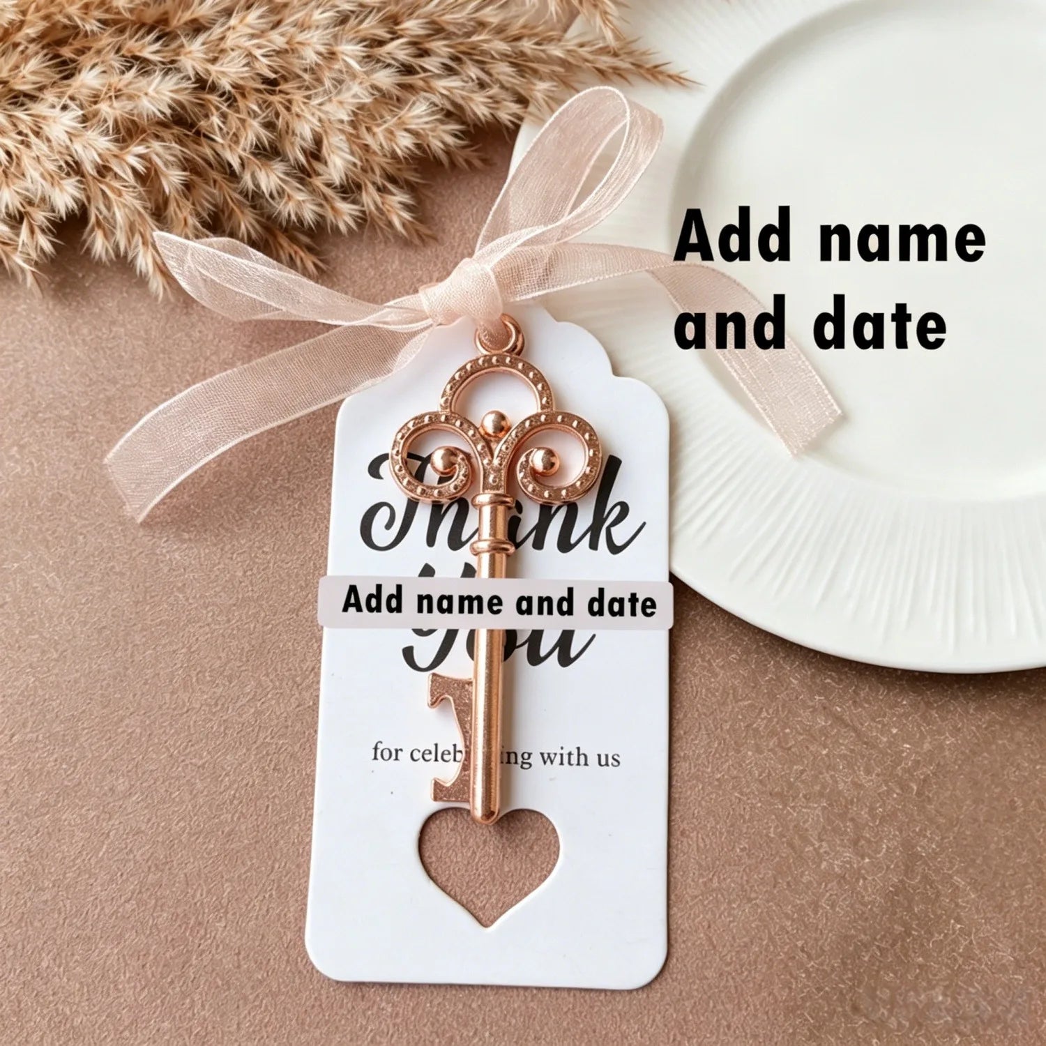 Wedding Souvenirs Gifts for Guests Key Beer Bottle Opener Keyring/Keychain Custom Wedding Favors Gifts Rustic Party Souvenirs