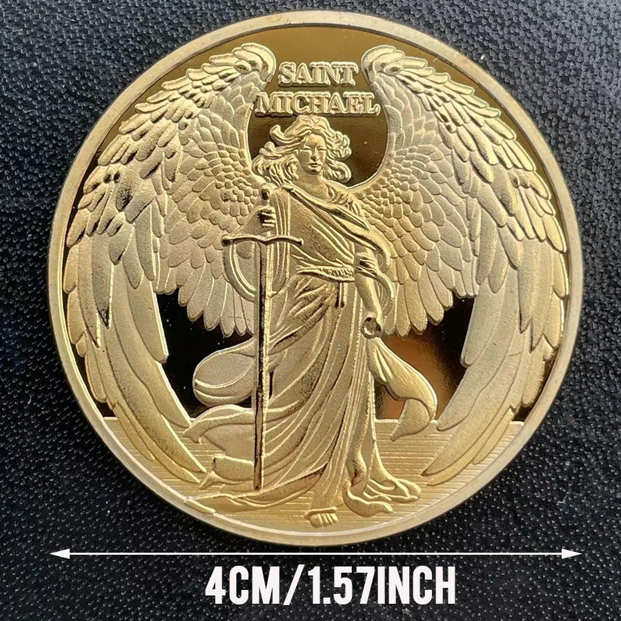 saint michaet souvenir coin