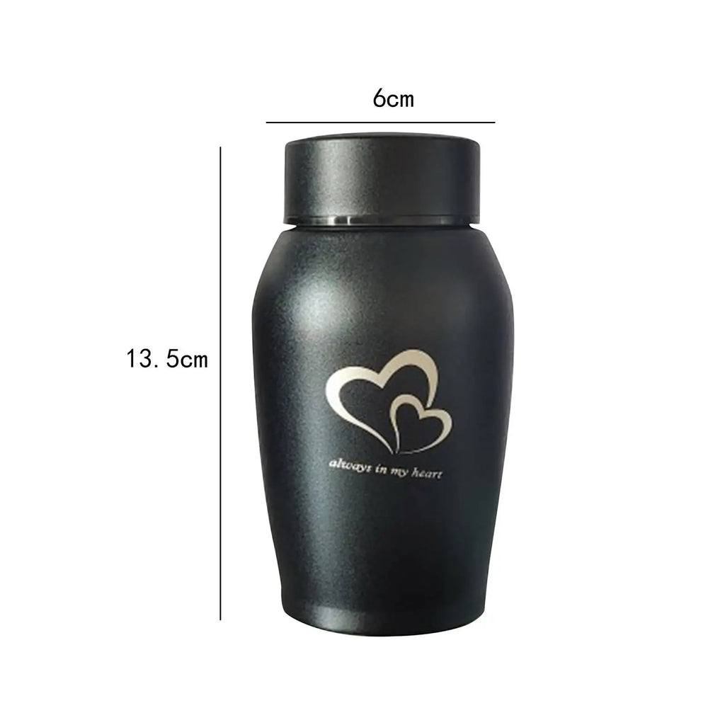 Pet Urns Burial Urn Box Funeral Remembrance Always in My Heart Souvenir Memorable Pet Cremation Urn Portable Keepsake Urn