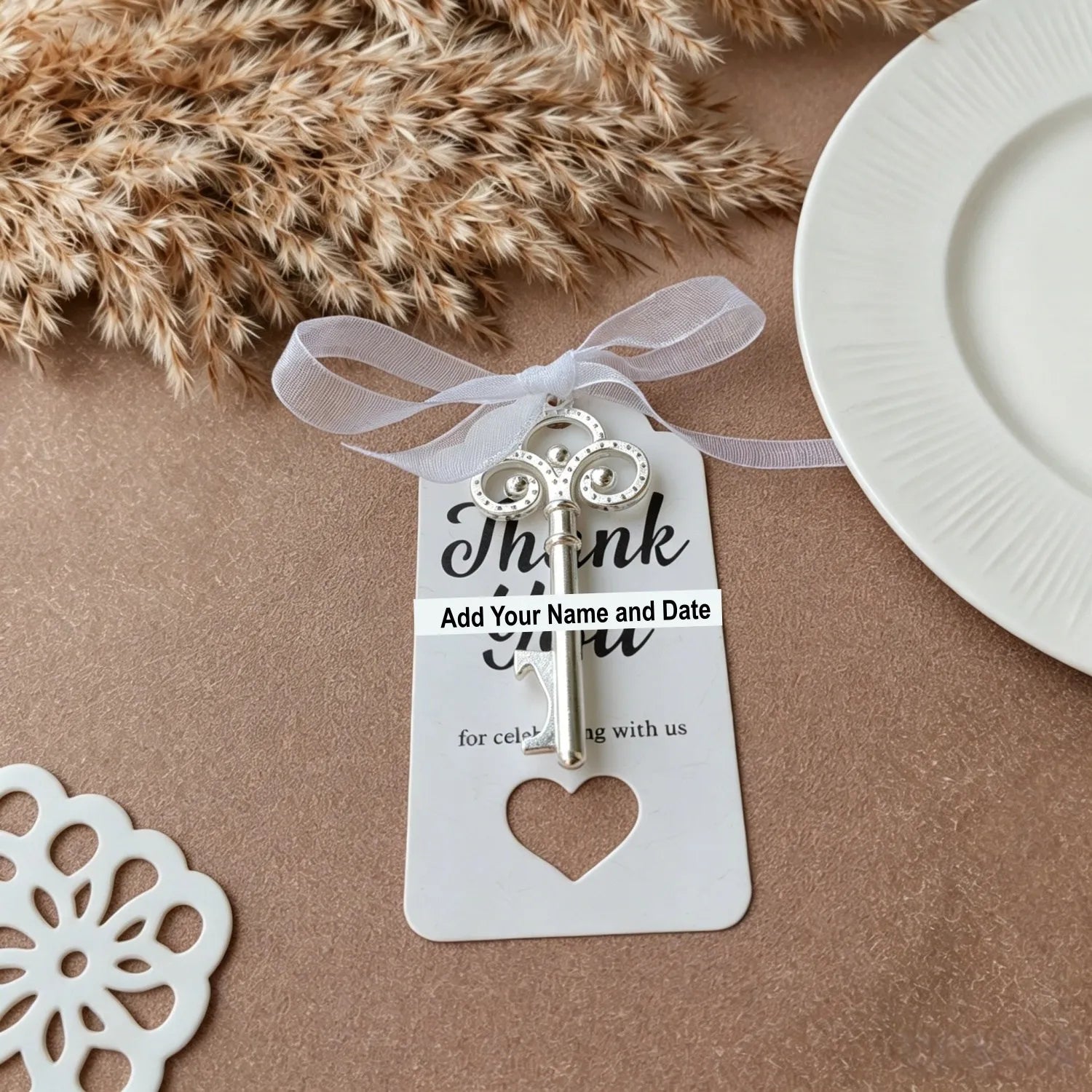 Wedding Souvenirs Gifts for Guests Key Beer Bottle Opener Keyring/Keychain Custom Wedding Favors Gifts Rustic Party Souvenirs