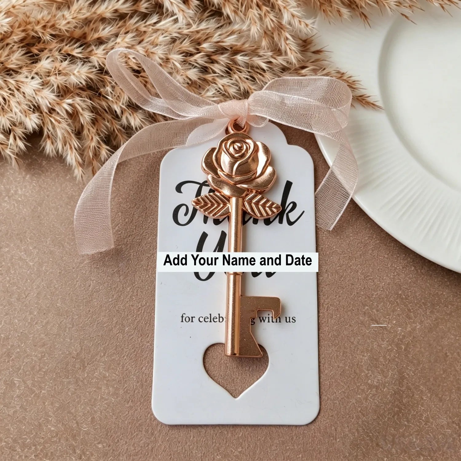 Wedding Souvenirs Gifts for Guests Key Beer Bottle Opener Keyring/Keychain Custom Wedding Favors Gifts Rustic Party Souvenirs