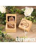 Customized pet souvenir gifts, wooden pet hair souvenir box, personalized pet fur souvenirs